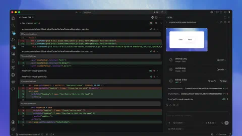 Codex IDE 扩展中的文件差异、任务结果和审阅按钮